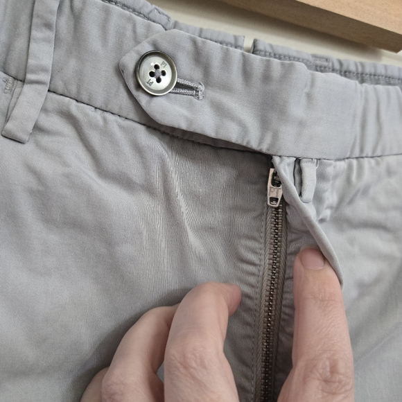 PT Torino Men's Slim Cotton Pebble Stone Chino Pants - Picture 4 of 13